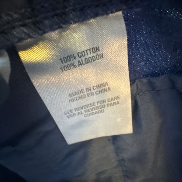 NWT -  WOOLRICH Dark Cobalt Blue Sunday Chino Ankle‎ Pants Women’s Size 10 $79 - Picture 11 of 12